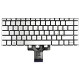 HP 14-CD keyboard for laptop without frame, silver CZ/SK, with backlight