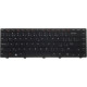 Dell Inspiron 14R keyboard for laptop CZ/SK Black, Backlit, With frame