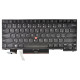 Lenovo ThinkPad T480S keyboard for laptop CZ/SK black, without backlight, with frame