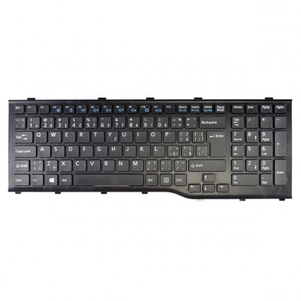 Fujitsu Siemens LIFEBOOK NH532 keyboard for laptop CZ/SK black, without backlight, with frame