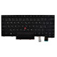 Lenovo ThinkPad T470 keyboard for laptop CZ/SK black, without backlight, with frame
