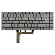 MSI P65 keyboard for laptop without frame, silver CZ/SK, with backlight