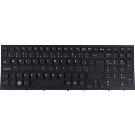 Sony Vaio VPC-EB2LGXB keyboard for laptop CZ/SK Black, without backlight, with frame