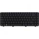HP Compaq Presario V3700 keyboard for laptop CZ/SK Black, without backlight, with frame