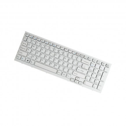 Sony Vaio VPC-EH2LGXB keyboard for laptop CZ/SK White, without backlight, with frame