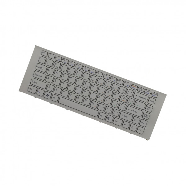 Sony Vaio VPC-EA3LGXBJ keyboard for laptop CZ/SK White, without backlight, with frame
