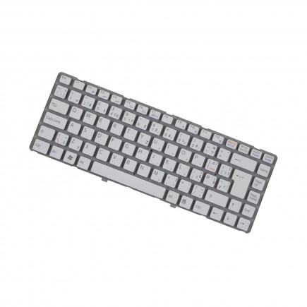 Sony Vaio VPC-EA35FLG keyboard for laptop CZ White without frame, without backlight