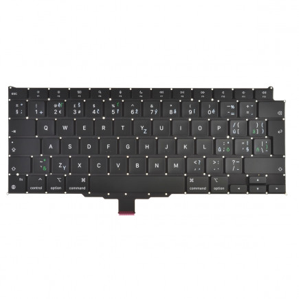 Apple MacBook Air A2337 keyboard for laptop CZ Black without frame, without backlight