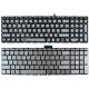 HP 15-GW0010WM keyboard for laptop without frame, silver CZ/SK, with backlight