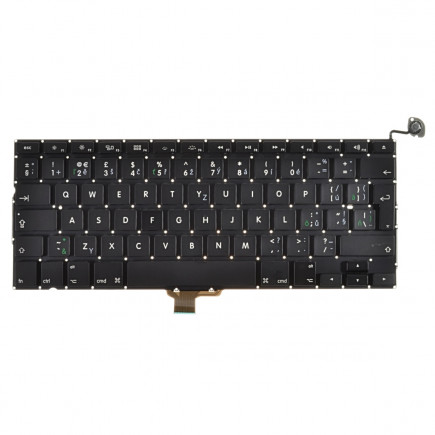 Apple MacBook Pro 13 A1278 (Mid 2010) keyboard for laptop CZ Black / White / Silver without frame, without backlight