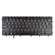 Dell Precision M5510 keyboard for laptop without frame, black CZ/SK, with backlight