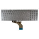 HP 15-DA0026LA keyboard for laptop with frame, silver CZ/SK