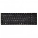Acer eMachines E625 keyboard for laptop CZ/SK Black, without backlight, with frame
