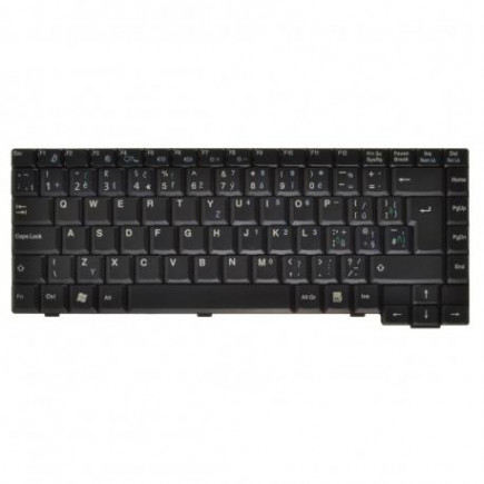 Fujitsu Siemens AMILO M1450 keyboard for laptop CZ/SK black, without backlight, with frame