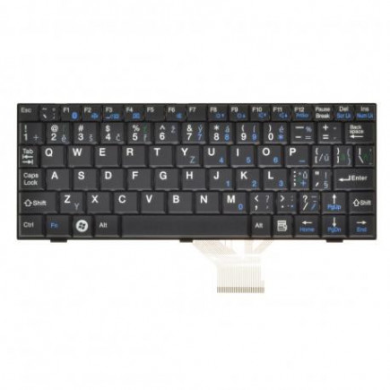 Fujitsu Siemens AMILO Mini Ui 3520 keyboard for laptop CZ/SK black, without backlight, with frame