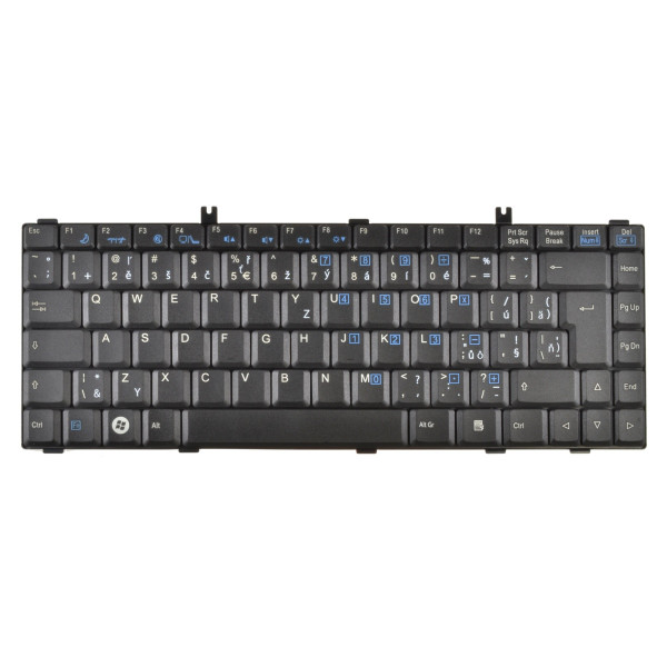 Fujitsu Siemens AMILO LA 1703 keyboard for laptop CZ/SK black, without backlight