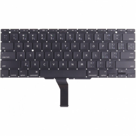 Apple MacBook Air 11 A1465 keyboard for laptop CZ Black without frame, without backlight