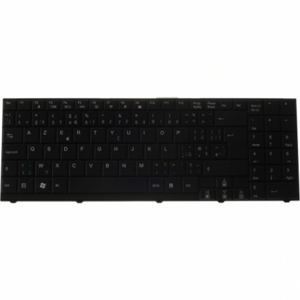 Medion Akoya P6611 keyboard for laptop CZ/SK black, without backlight