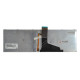 Toshiba Satellite C70-A-157 (PSCE2E-07M053GR) keyboard for laptop CZ/SK Black / White / Silver, Backlit, with frame