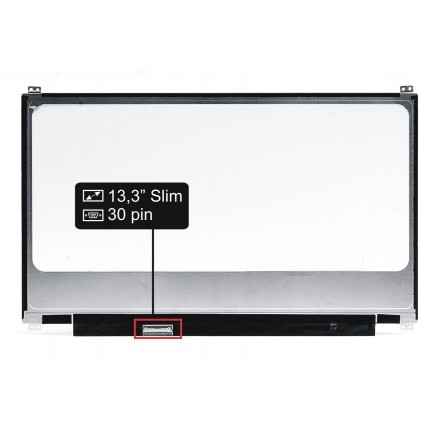 Screen for the Kompatibilní NV133FHM-N44 laptop LCD 13,3" FHD Slim LED 30pin - Matte