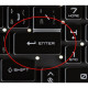 MSI GL66 12UEK keyboard for laptop without frame, black CZ/SK, with backlight