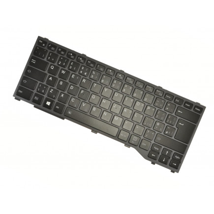Fujitsu Siemens LIFEBOOK T937 keyboard for laptop CZ/SK Black, Backlit, with frame
