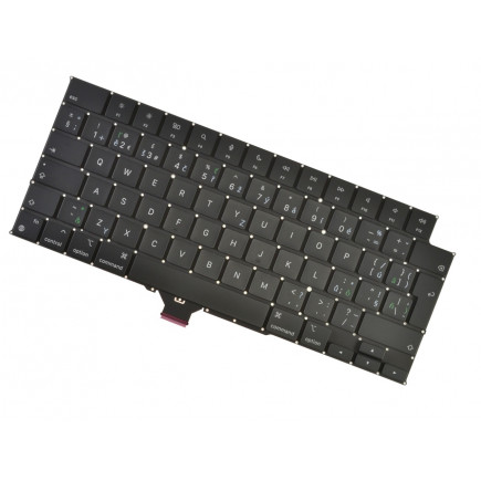 Apple MacBook Pro A2442 2021 keyboard for laptop CZ Black without frame, without backlight